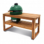 Керамический гриль  Big Green Egg L со столом из акации