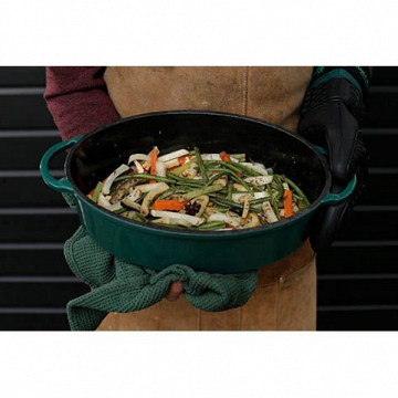  Жаровня чугунная овальная Big Green Egg 5,2 литра – фотография 2