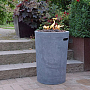  Стол-камин газовый Сlifton Compact Round Grey