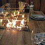  Стол-камин газовый Сlifton Comfort Dinning Table Lime