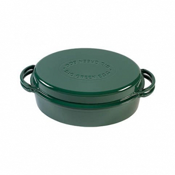  Жаровня чугунная овальная Big Green Egg 5,2 литра – фотография 1