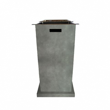  Стол-камин газовый Сlifton Comfort Standing Table Grey – фотография 1